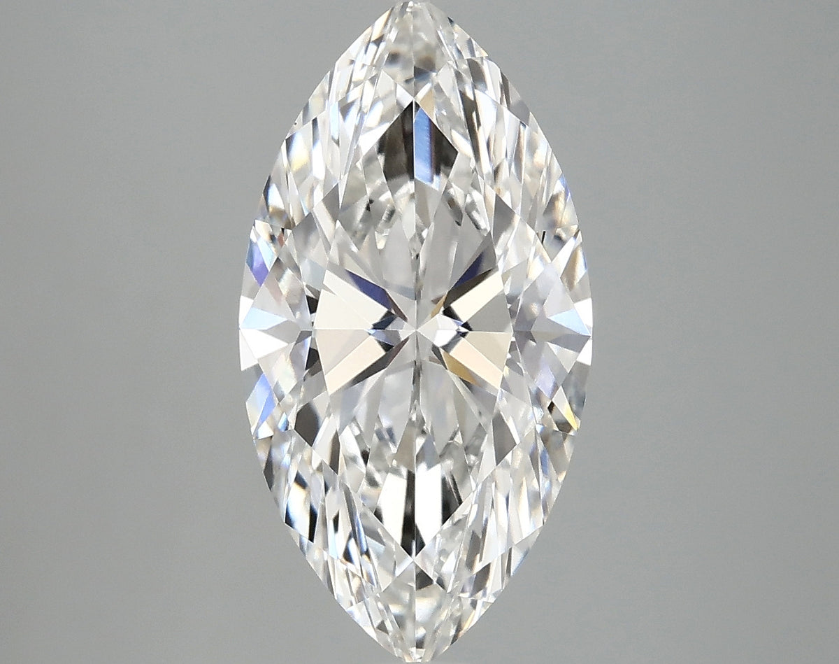 3.58ct Marquise, F VVS2 — IGI