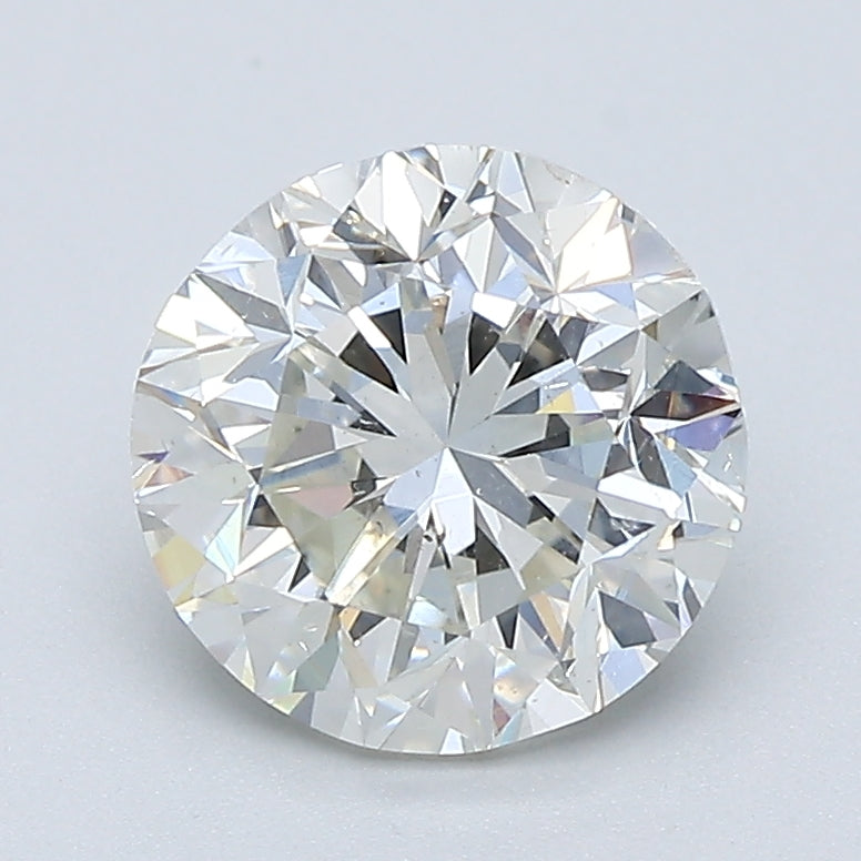 2.0ct Round Natural Diamond — J SI2, GIA Certified