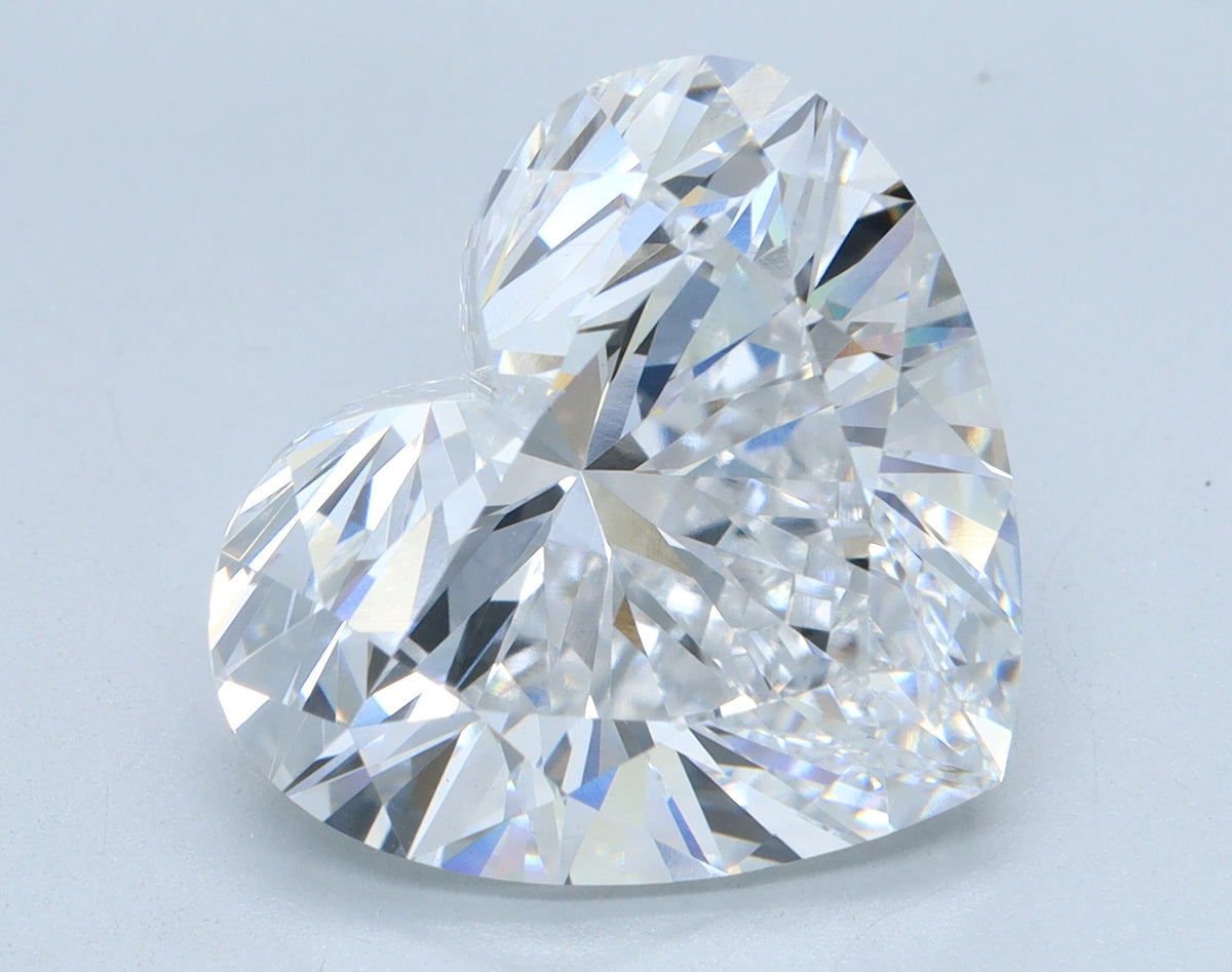 7.48ct Heart, D VS1 — IGI