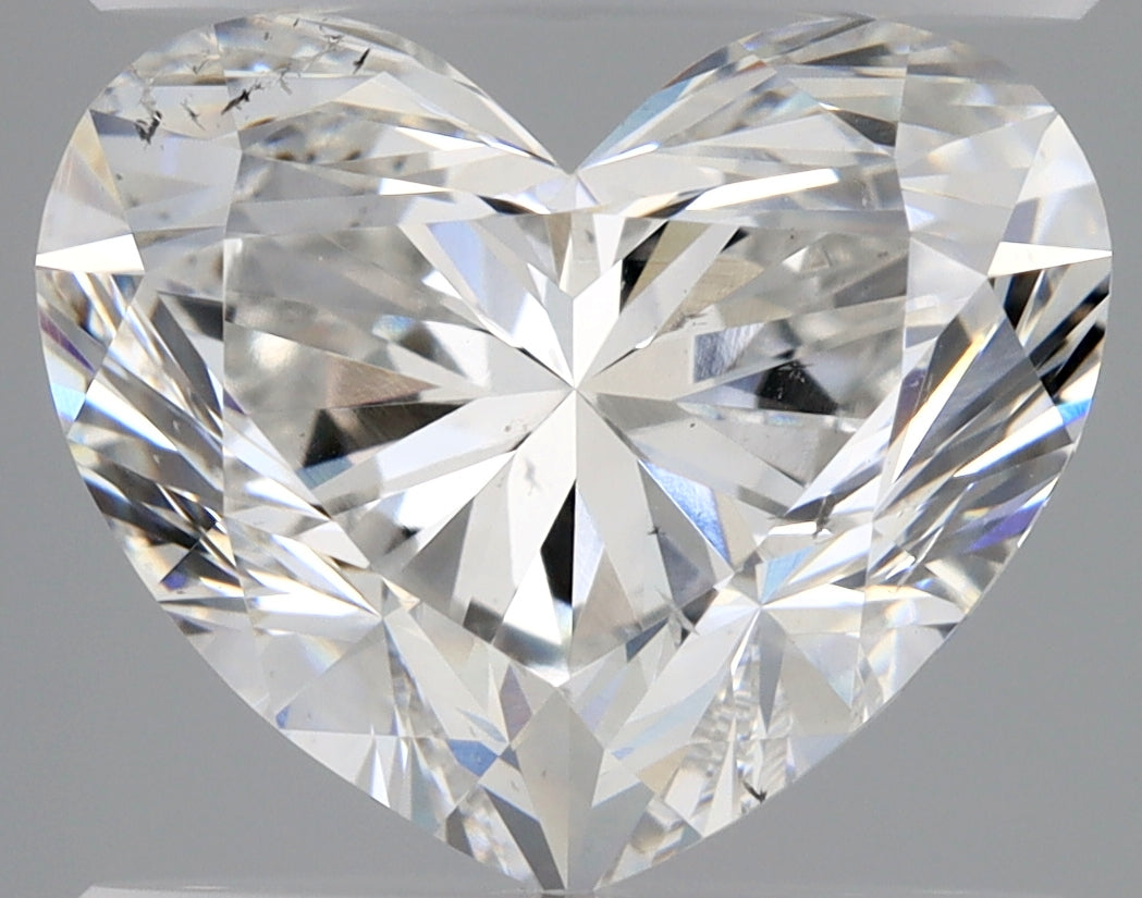 3.0ct Heart Natural Diamond — D SI1, GIA Certified
