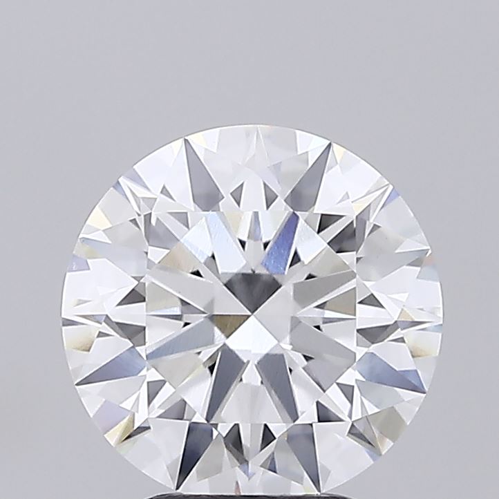 2.18ct Round, D VVS2 — IGI