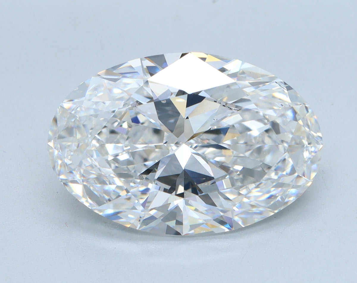 6.03ct Oval Lab-Grown Diamond — E VS2, IGI Certified