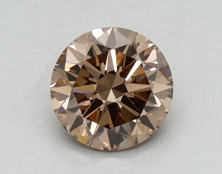 0.58ct Round Fancy Brown Lab-Grown Diamond — VS1 | IGI