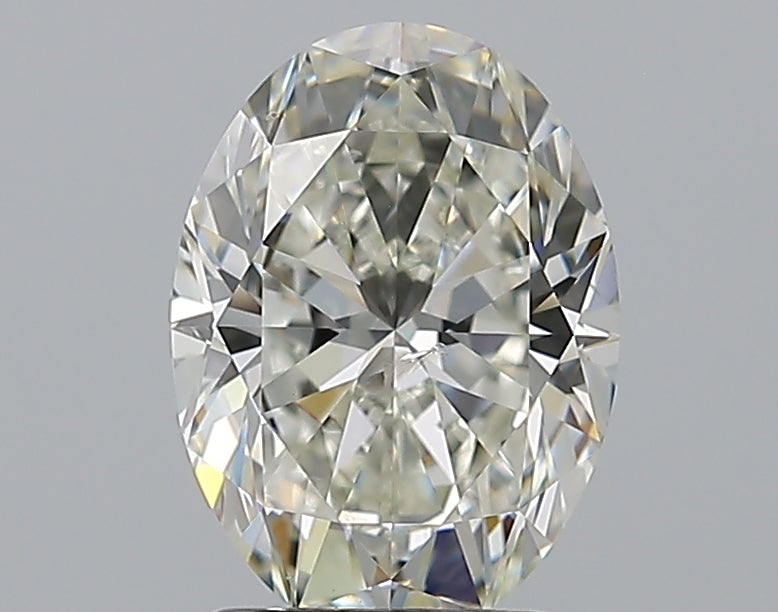 1.82ct Oval Natural Diamond — J SI2, GIA Certified