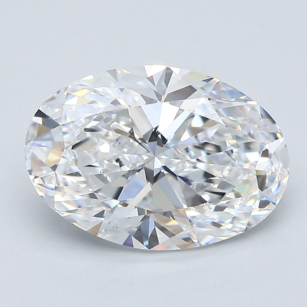 3.5ct Oval Natural Diamond — D VS2, GIA Certified