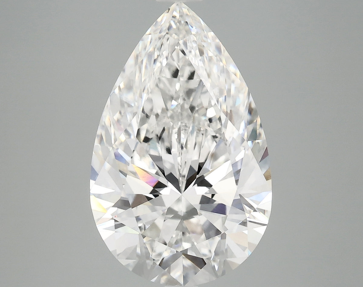 5.92ct Pear, F VVS2 — IGI