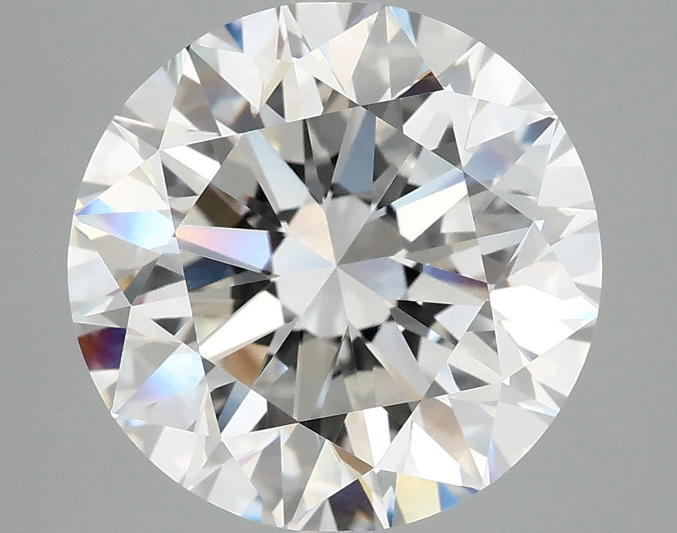6.34ct Round, F VS1 — IGI