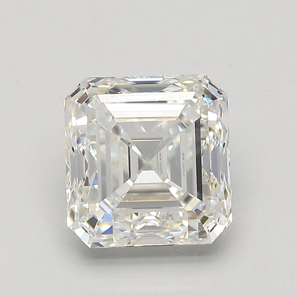 2.7ct Asscher Natural Diamond — H VVS2, GIA Certified