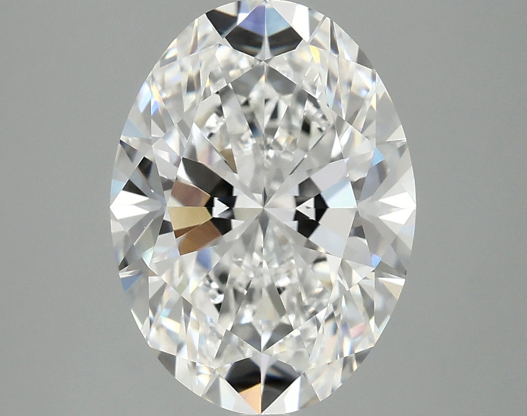 4.09ct Oval Lab-Grown Diamond — D VVS2, IGI Certified