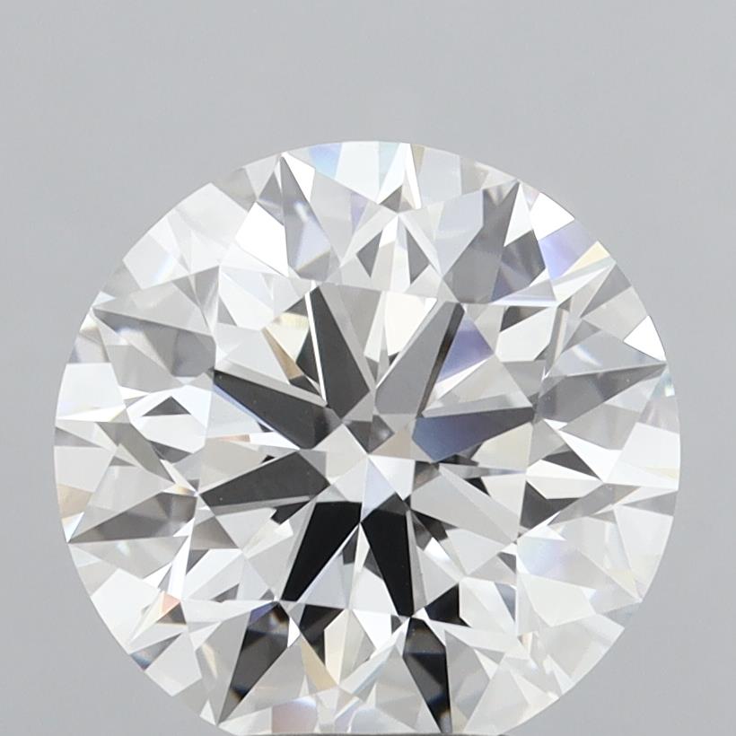 5.08ct Round, F VVS2 — IGI