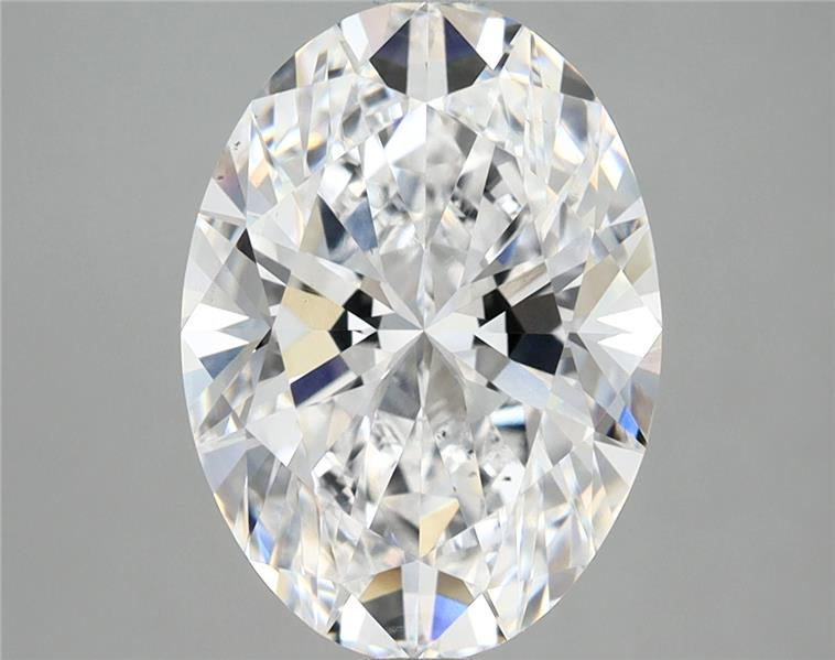 4.3ct Oval, D VS1 — IGI