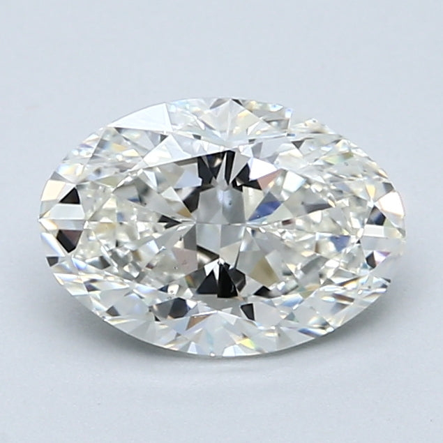 1.5ct Oval Natural Diamond — H VS2, GIA Certified
