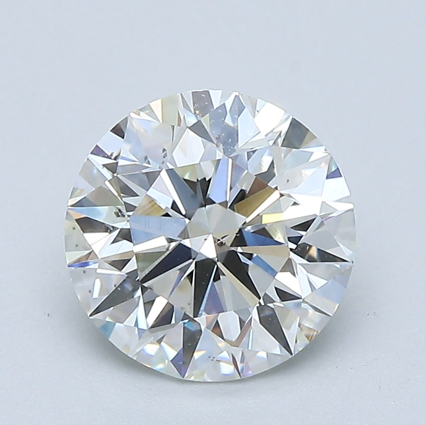 2.01ct Round, H SI1 — GIA