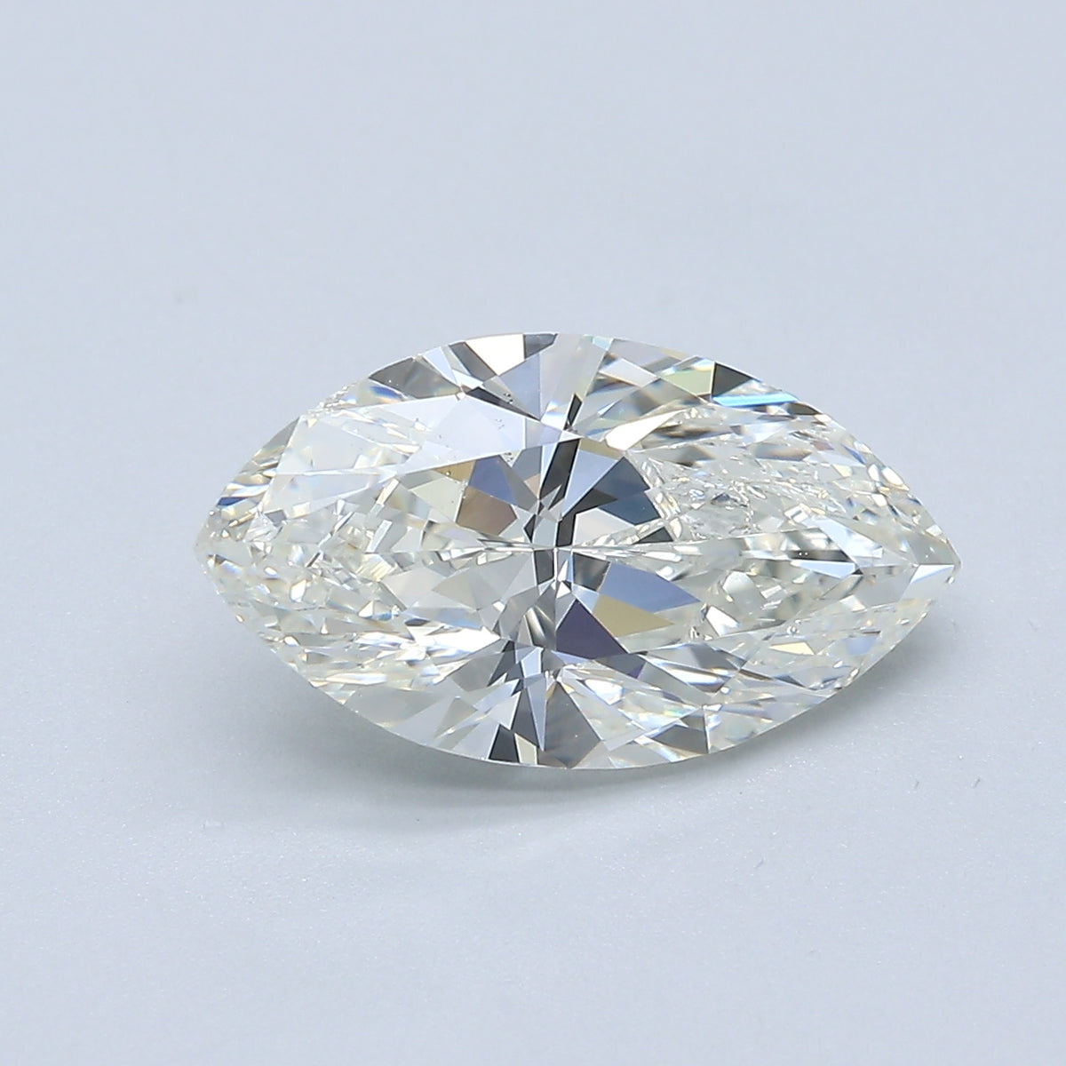 3.0ct Marquise Natural Diamond — J SI1, GIA Certified
