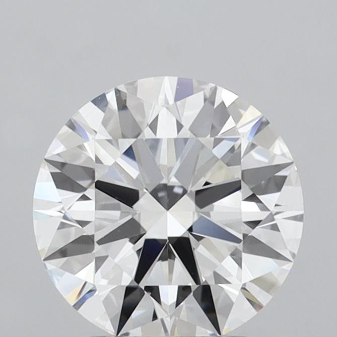 2.04ct Round, D VVS1 — IGI
