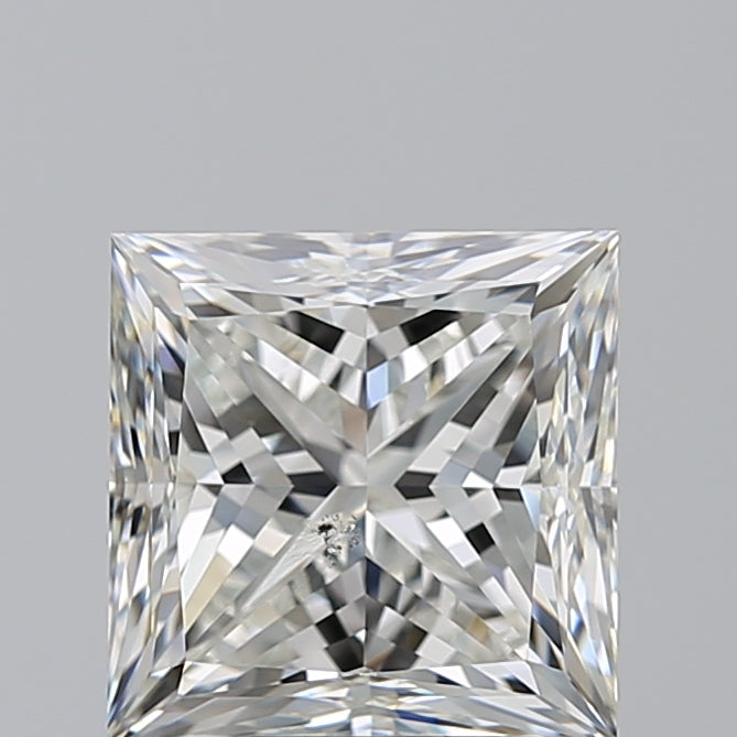 3.53ct Princess Natural Diamond — I SI1, GIA Certified