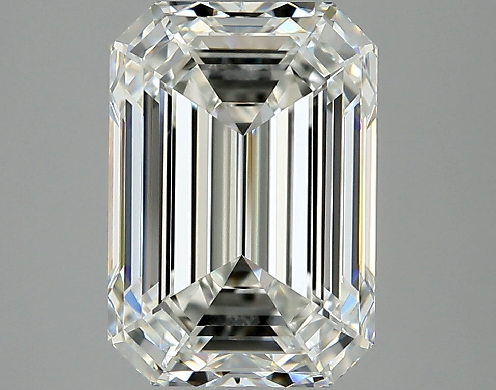 3.01ct Emerald Natural Diamond — H VVS1, GIA Certified