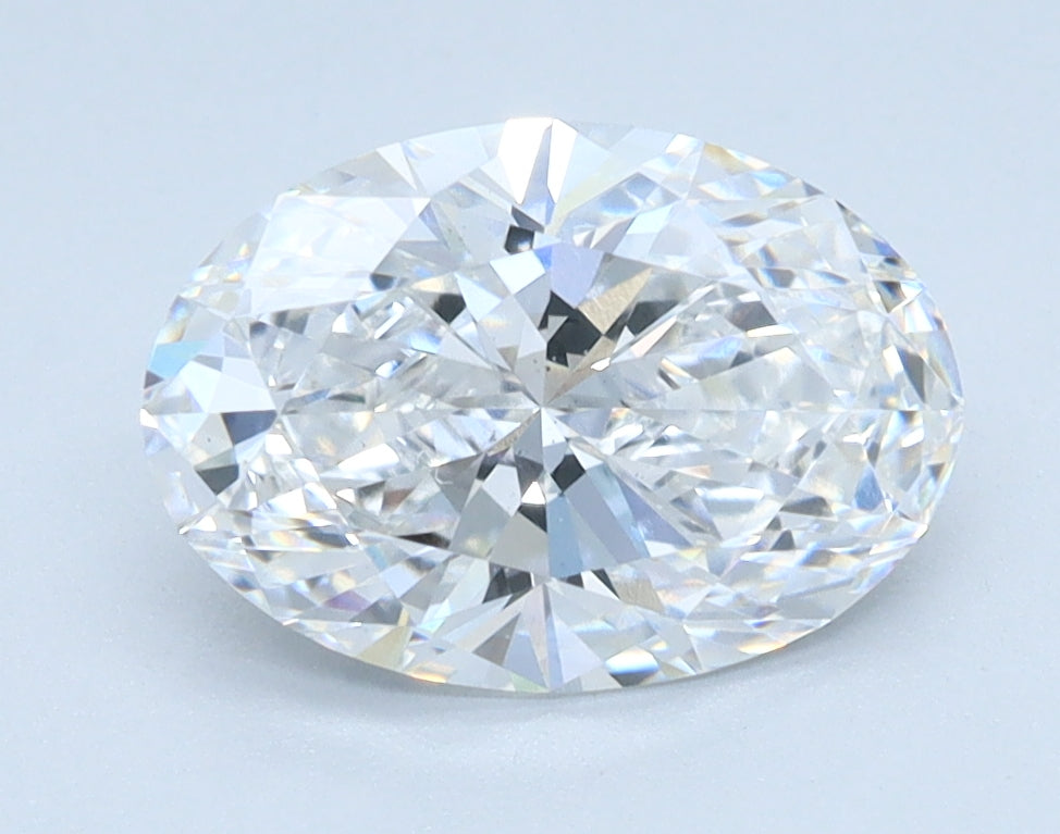 1.57ct Oval, D VS2 — IGI
