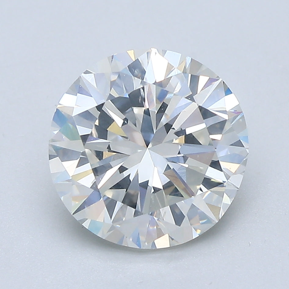 3.0ct Round Natural Diamond — H SI1, GIA Certified
