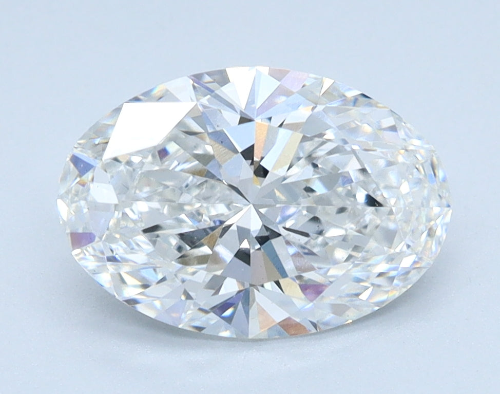 1.57ct Oval, D VS2 — IGI