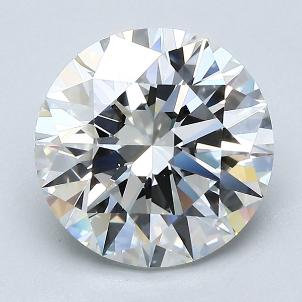 3.07ct Round Natural Diamond — F IF, GIA Certified