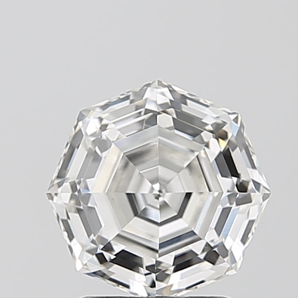 2.05ct Oval Step Cut, F VVS2 — IGI