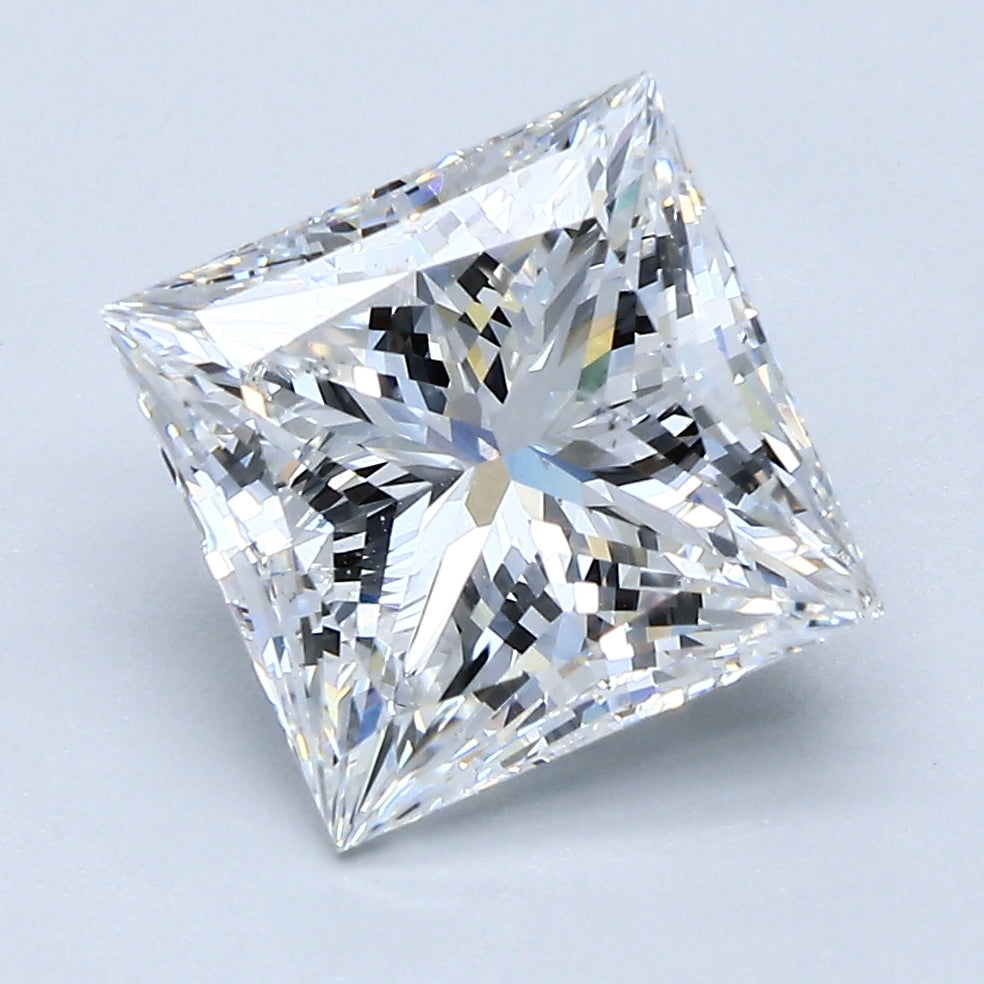 3.51ct PRINCESS, D SI2 — GIA — Laura Milman New York