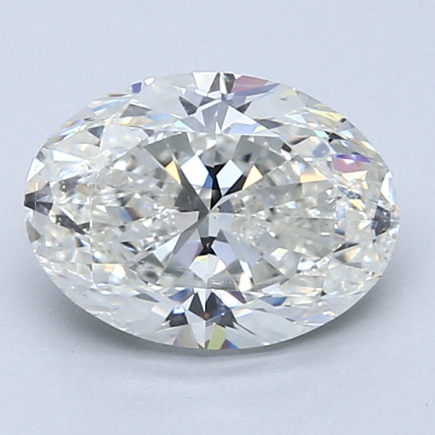 2.0ct Oval Natural Diamond — I SI2, GIA Certified