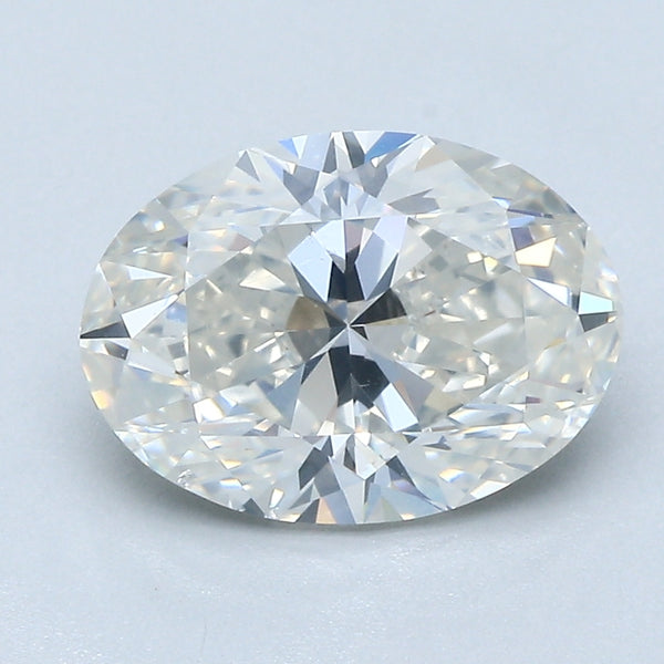 2.5ct Oval Natural Diamond — H SI2, GIA Certified