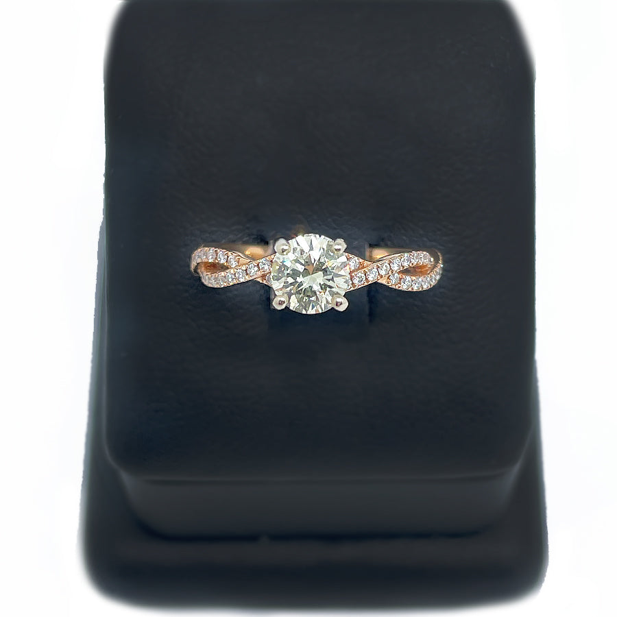 Petite Diamond Engagement Ring - Laura Milman New York