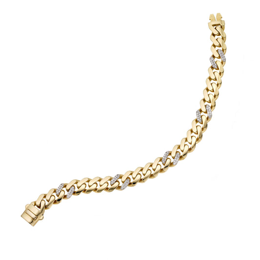 Cuban Curb Link Gold Bracelet - Laura's Gems