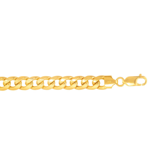 Cuban Light Link Gold Bracelet - Laura's Gems