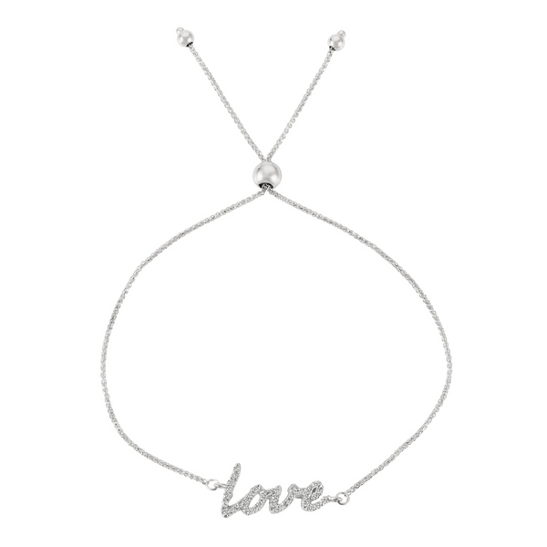 Diamond "Love" Bracelet - Laura's Gems