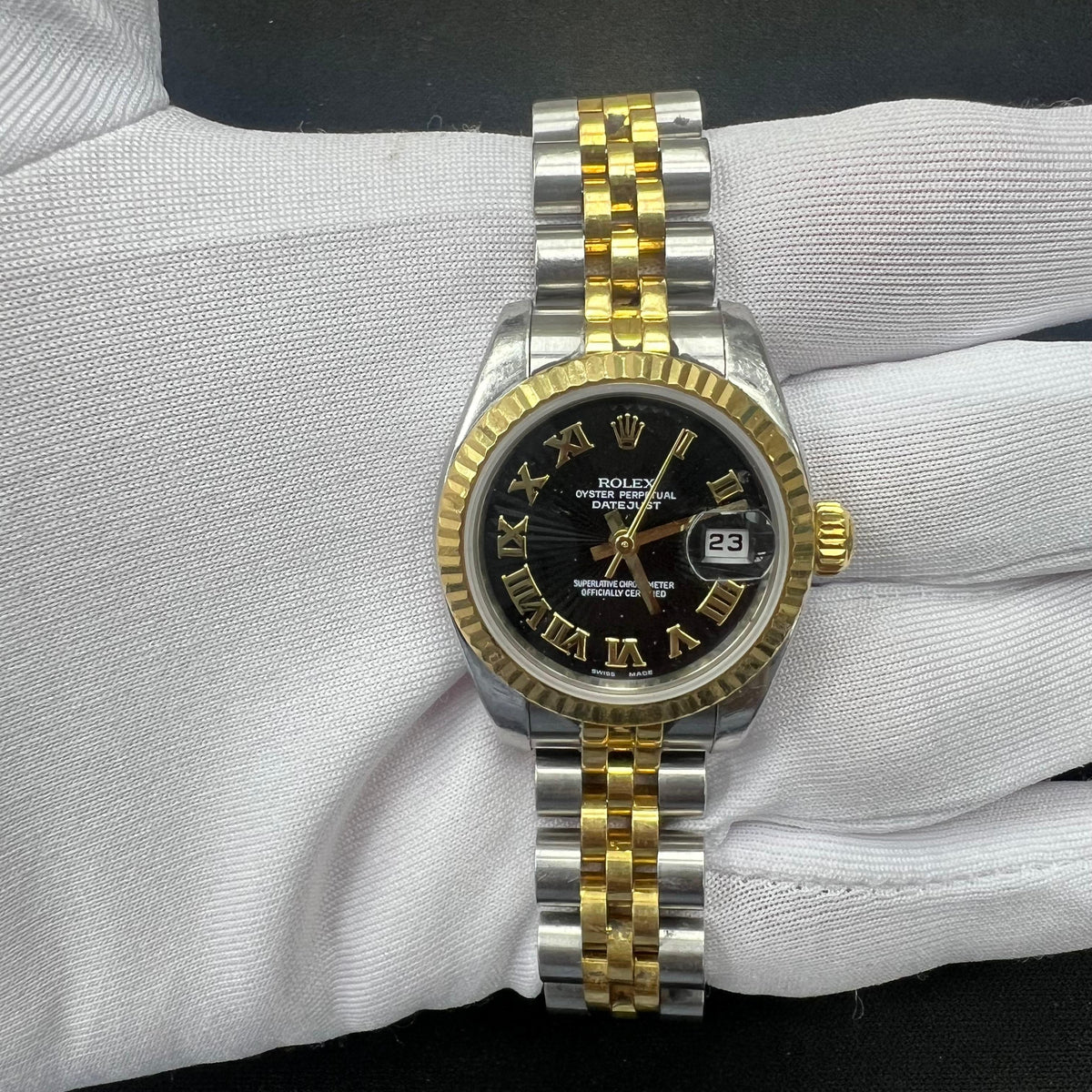 ROLEX LADY DATE JUST 179173 — view 2 — Laura Milman New York