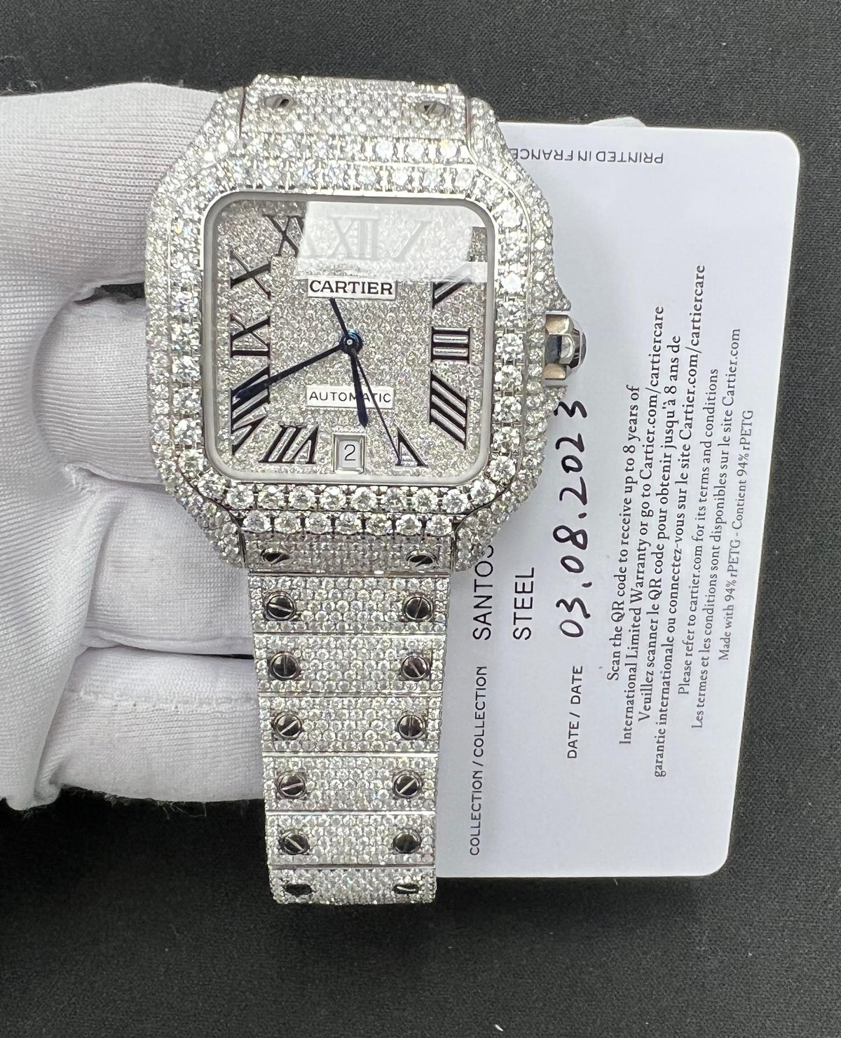CARTIER SANTOS WSSA0018 — view 3 — Laura Milman New York
