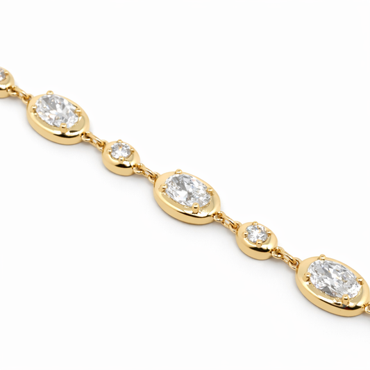 Yellow Gold Bracelet (Lab Grown) - Laura Milman New York