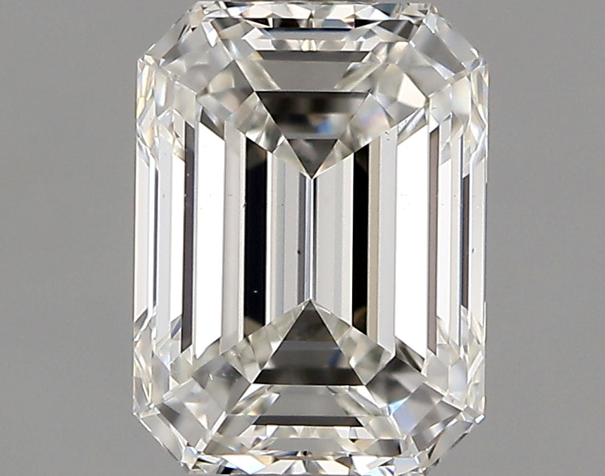 1.0ct Emerald Natural Diamond — H SI1, GIA Certified