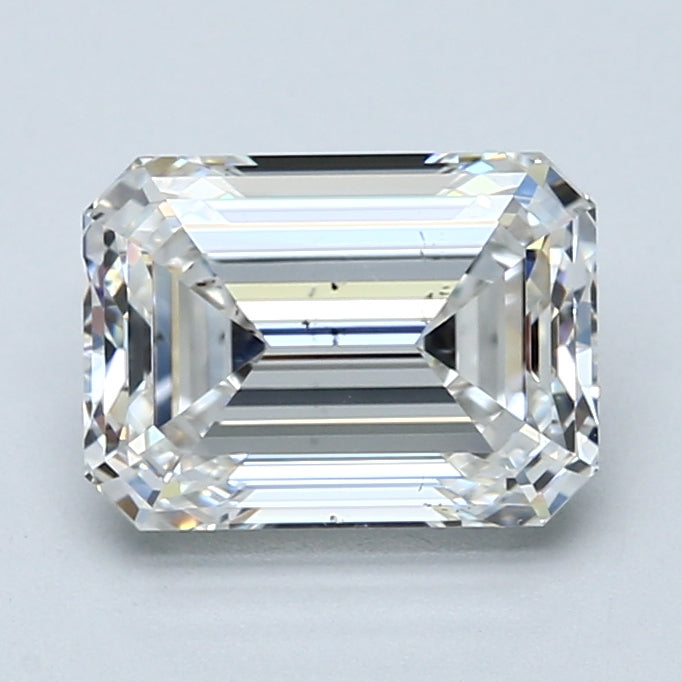 2.5ct Emerald Natural Diamond — G SI1, GIA Certified