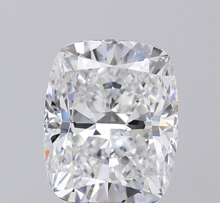 2.5ct Cushion Natural Diamond — E VS2, GIA Certified
