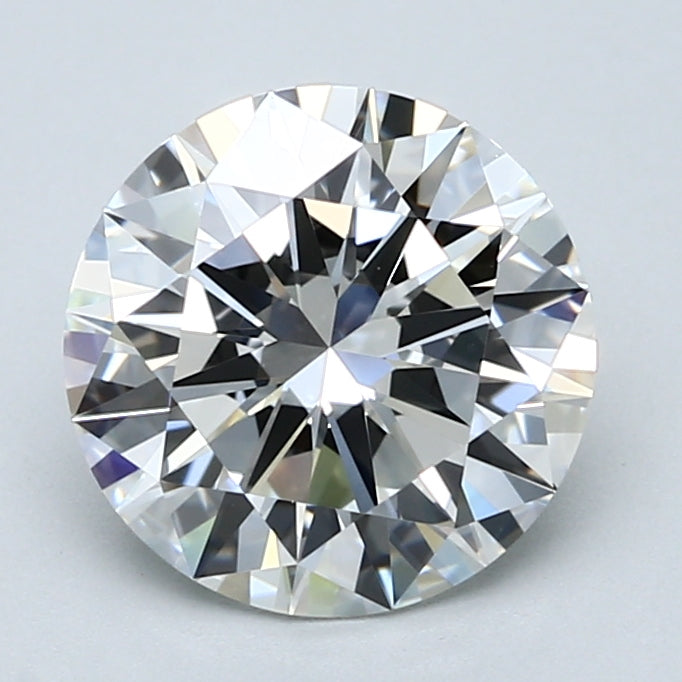 2.72ct Round Natural Diamond — F VVS2, GIA Certified