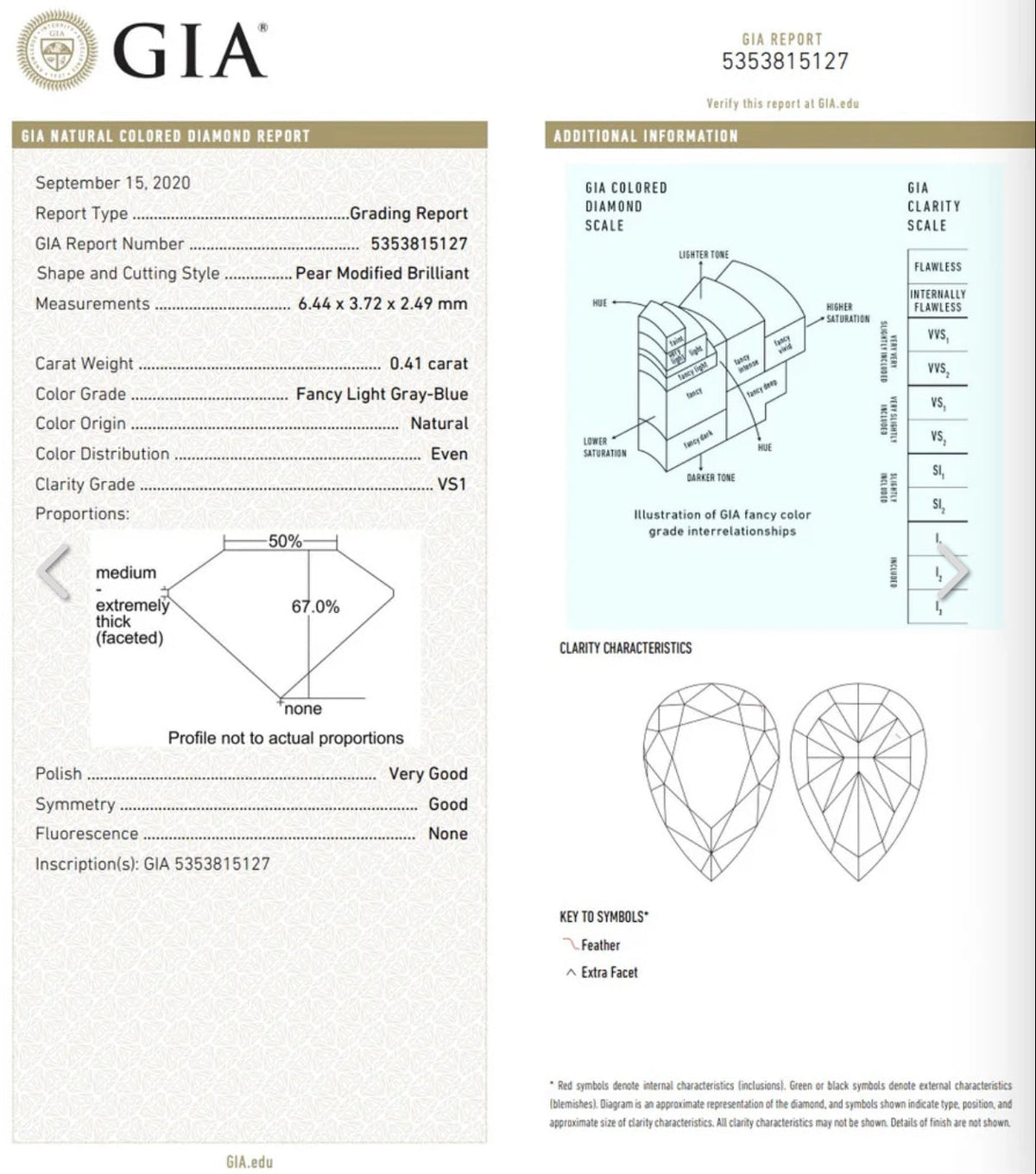 2.22ct Fancy Deep Brown-Pink Pear Diamond VS2 GIA Ring with Blue Diamond Sides — view 9 — Laura Milman New York