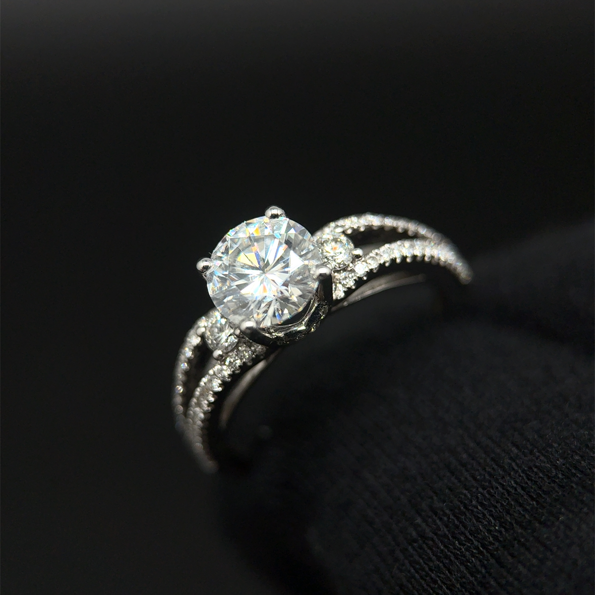 Moissanite Engagement Ring - Laura Milman New York