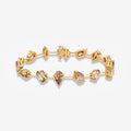 Champagne Mixed-Shape Diamond Bracelet in 18K Yellow Gold view 1