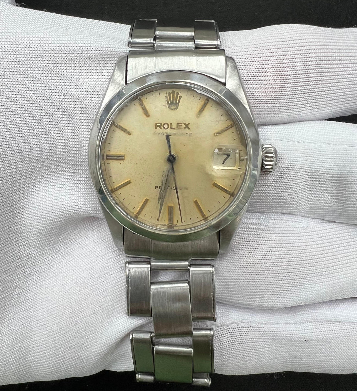 ROLEX OYSTERDATE 6466 — view 2 — Laura Milman New York