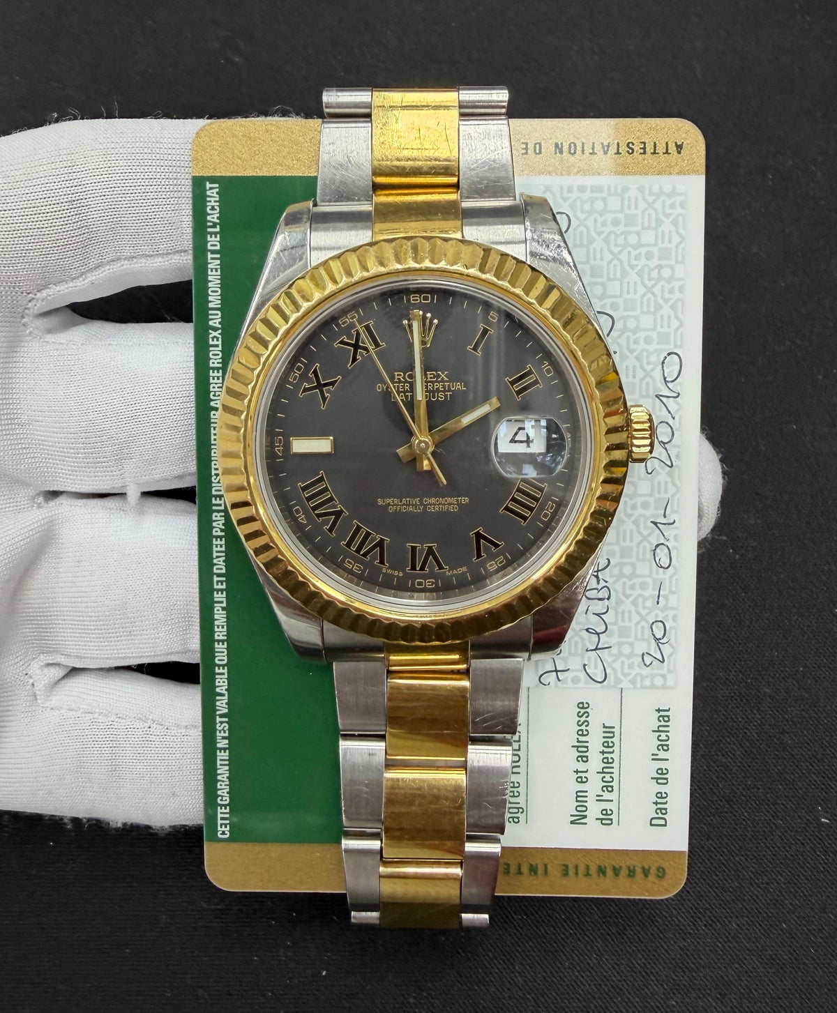 ROLEX DATEJUST II 116333 — view 3 — Laura Milman New York