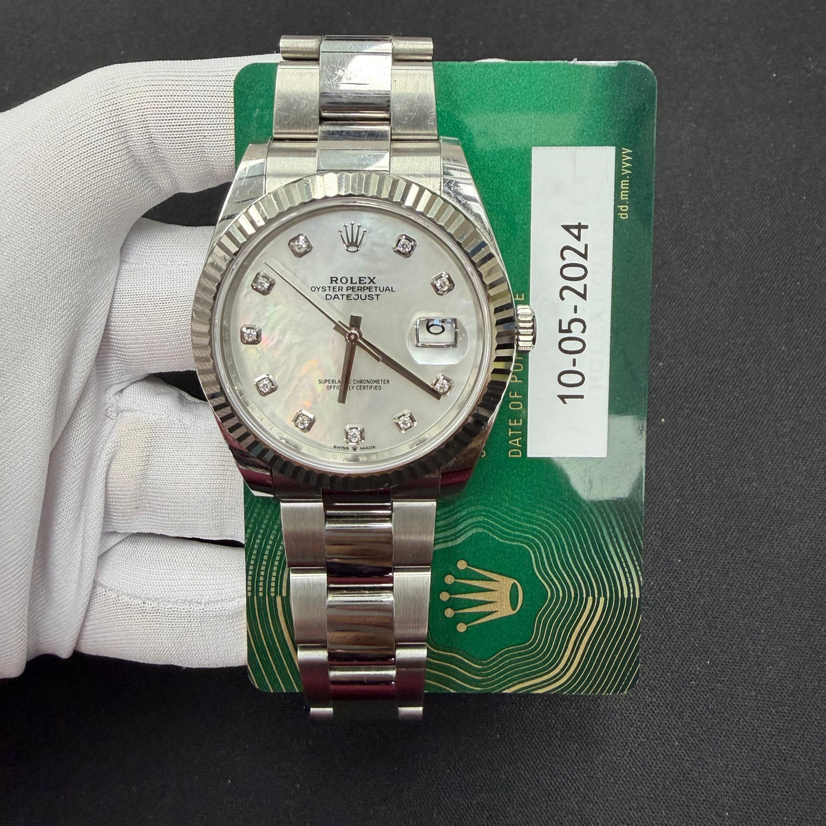 ROLEX DATEJUST 126334 — view 3 — Laura Milman New York
