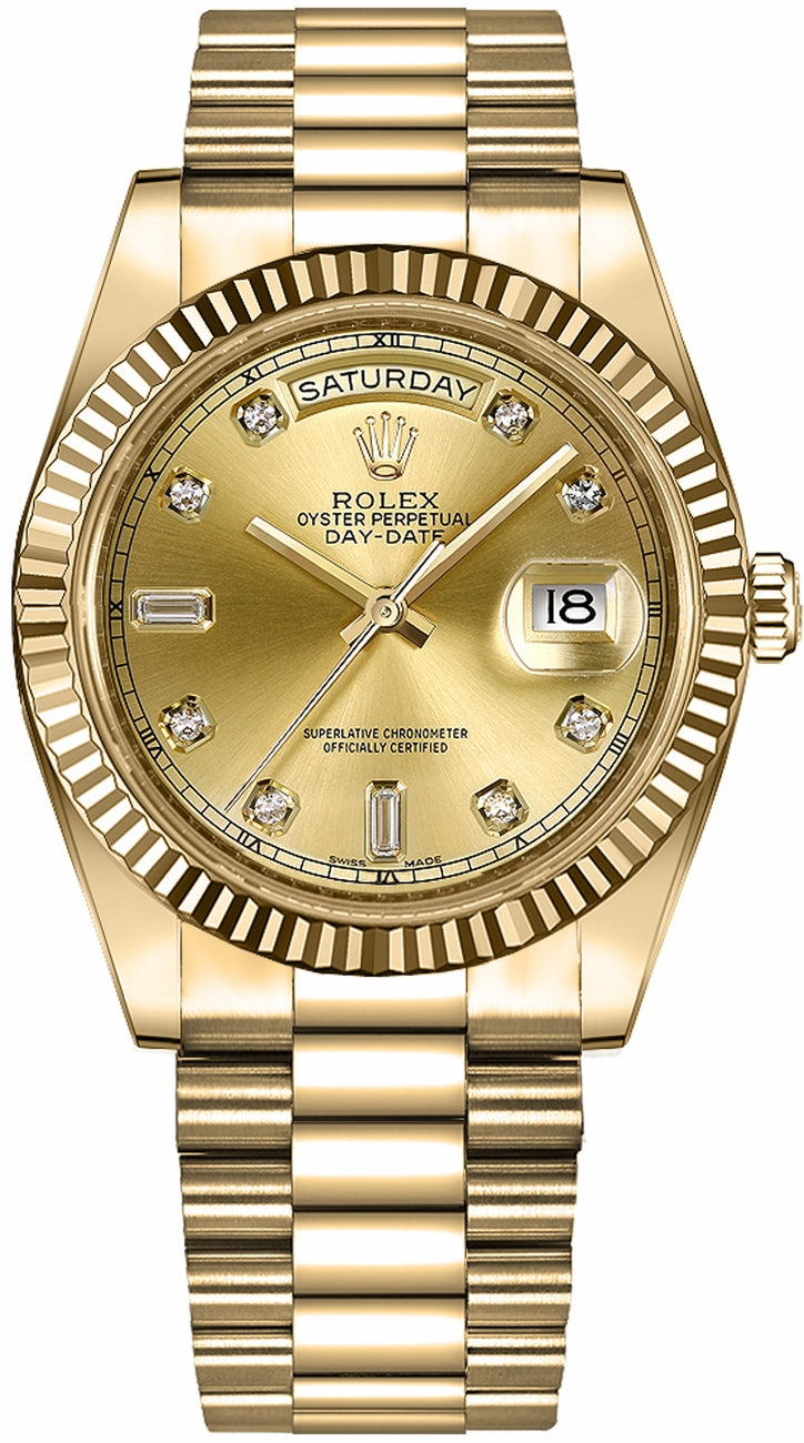ROLEX DAY-DATE 218238 — Laura Milman New York