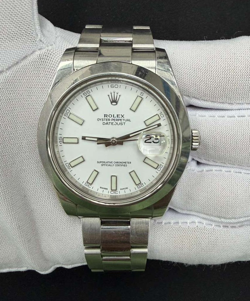 ROLEX DATEJUST II 116300 — view 2 — Laura Milman New York