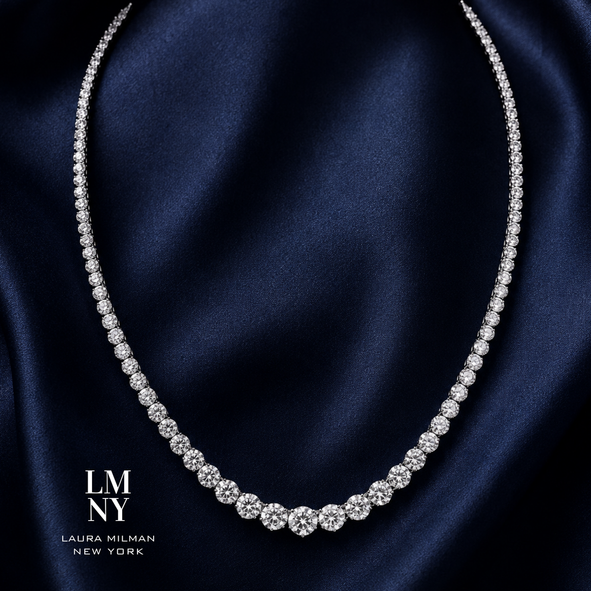Riviera Lab Grown Diamond Necklace — Laura Milman New York
