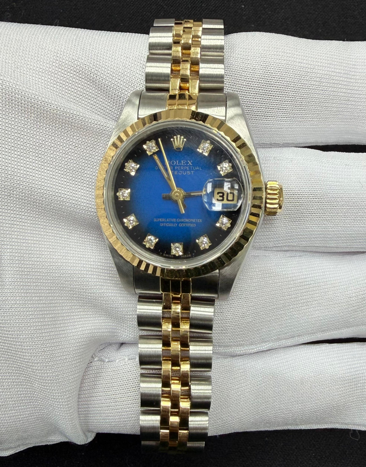 ROLEX LADY DATE JUST 69173 — view 2 — Laura Milman New York